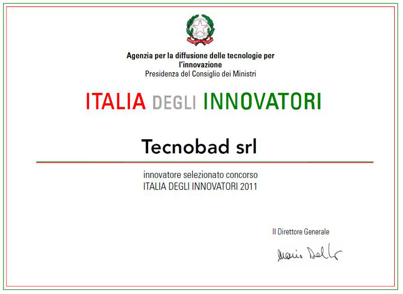 Attestato Italia degli Innovatori